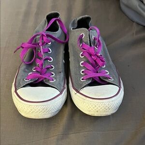 Gray and Purple Women’s Sneakers